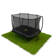 Avyna Trampoline Opbouw 380x255 (238) met net &ndash; HD Plus