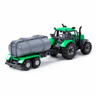 Cavallino Tractor met Tankwagen Groen, Schaal 1:32