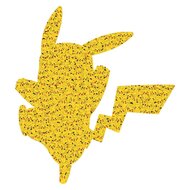 Shaped Puzzel Pikachu, 727st.