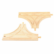 Bigjigs Houten Rails - T-splitsing, 2st.