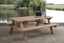 Houten Picknicktafel 200x160cm, hardhout