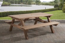 Houten Picknicktafel 180x160cm, hardhout