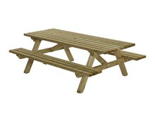 Houten Picknicktafel 230x160cm