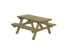 Houten Picknicktafel 150x150cm