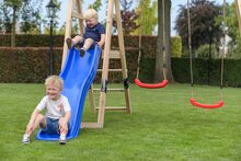 Houten Speeltoestel Ava met Rode glijbaan