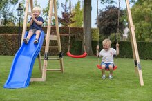 Houten Speeltoestel Ava met gele glijbaan