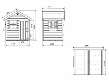 Houten speelhuis Funny Prestige Garden ( zonder vloer)