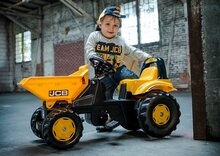 Rolly Toys RollyDumperKid JCB - Traptractor met Kiepbak