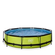 Zwembad Exit Frame Pool Afmeting 360X76Cm (12V Cartridge Filter) Lime