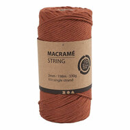 Macrame Koord - Burnt Orange, 198m