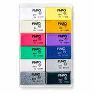 Fimo Effect Boetseerklei Diverse Kleuren, 12x25gram