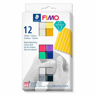 Fimo Effect Boetseerklei Diverse Kleuren, 12x25gram