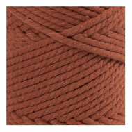 Macrame Koord Bunt Orange, 55m