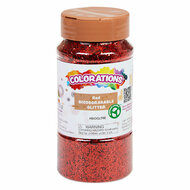 Colorations - Biologische Afbreekbare Glitter - Rood, 113 gram