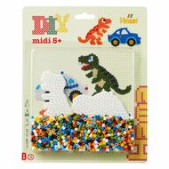 Hama Strijkkralenset Dino, 1100st.