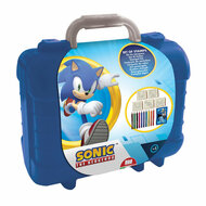 Sonic Reis Stempel- en Kleurkoffer