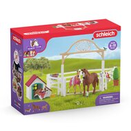 schleich HORSE CLUB Hannah&#039;s Gasten met Ruby Hond 42458