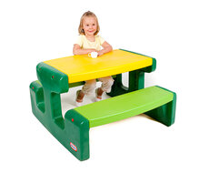 Little Tikes Picknick Tafel Met Bankjes Evergreen Groot