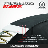 BERG trampoline Champion InGround 430 Grijs + Safety Net DLX XL