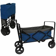 Outdoor Bolderwagen Blauw/grijs