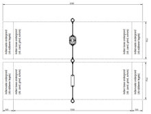 Robinia dubbele schommel verticale staanders 350 cm