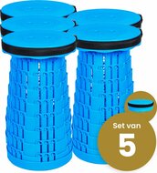 Alora Opvouwbare kruk extra strong vol blauw per 5