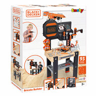 Smoby Black &amp; Decker Speelgoedwerkbank met Kraan, 94dlg.