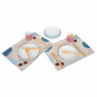 Small Foot  -  Houten Bestekset met Placemats, 15dlg.