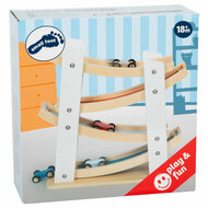 Small Foot  -  Houten Autobaan met 4 Auto&#039;s