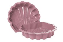 Zand- en Water Schelp pastel Roze, 2 delig.