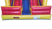 Springkussen Double Slide and Fun Boys (pvc) &ndash; Avyna