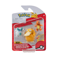 Pok&eacute;mon Batte Figuur Set - Charmander, Galarian, Darumaka, 3st.