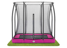 Trampoline Salta Comfort Edition Ground - 214x153cm - Rechthoekig Roze