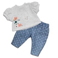 Poppenkleding Jeans &amp; T-Shirt (Past Op Gordi Popjes Paola Reina)