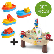 Little Tikes Piraten Watertafel Met 4 Kunststof Bootjes