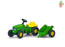 Rolly Toys John Deere Traptrekker Met Aanhanger