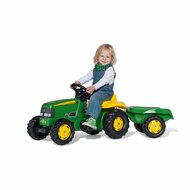 Rolly Toys John Deere Traptrekker Met Aanhanger