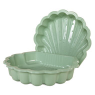 Zand- en Water Schelp Pastel Groen, 2 delig