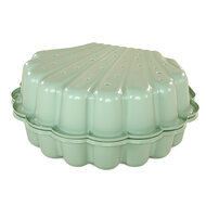 Zand- en Water Schelp Pastel Groen, 2 delig