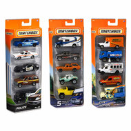 Matchbox Basics Auto&#039;s, 5st.