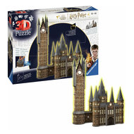 3D Puzzel Hogwarts Astronomie Toren (Night Edition), 540st.