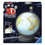 3D Puzzel Aarde met Licht, 540st.