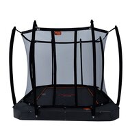 Avyna Trampoline FlatLevel 380x255 (238) met net | Zwart