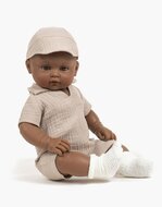 Minikane / Paola Reina bruine babypop Augustin Beige 47 cm