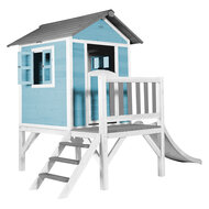 AXI Lodge XL Speelhuis Caribisch Blauw - Witte Glijbaan