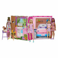 Barbie Vakantiehuis met Modepop Speelset