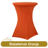 Statafelrok oranje 80 cm