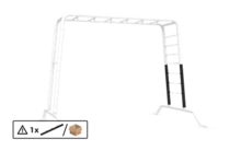 PlayBase - Frame Ladder Bottom weld Male-Female