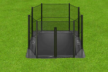 Trampoline AKROBAT PRIMUS FLAT 335x244 (11x8t) Antraciet