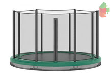 Trampoline AKROBAT ORBIT INGROUND 244 (8ft) Green,inclusief veiligheidsnet